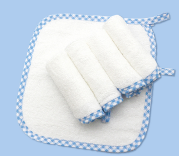 隆利毛巾竹纤维白色方巾婴儿擦脸母婴店幼儿园吸水小毛巾